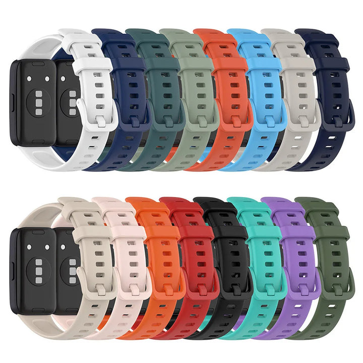 Silicone Wrist Strap for Huawei Band 8, 9, 10