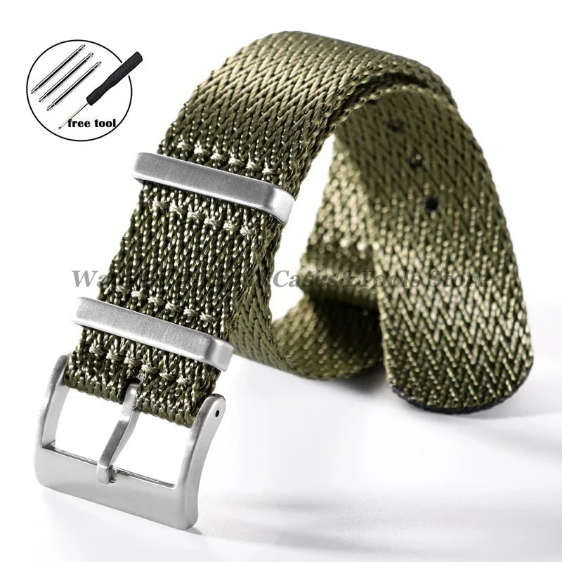 Military Nylon Watch Strap – 18-22mm