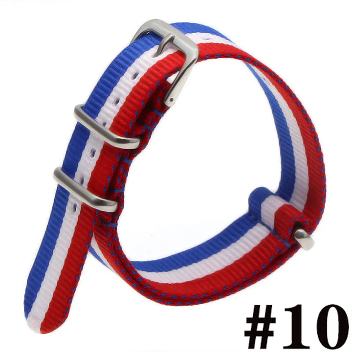Waterproof Nylon Watch Strap (16-22mm)