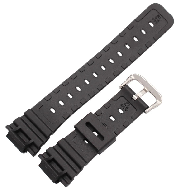 16mm X 26mm Rubber Watchbands High Quality Men Sports Silicone Watch Strap Band For 5600 Series Watch Accessories