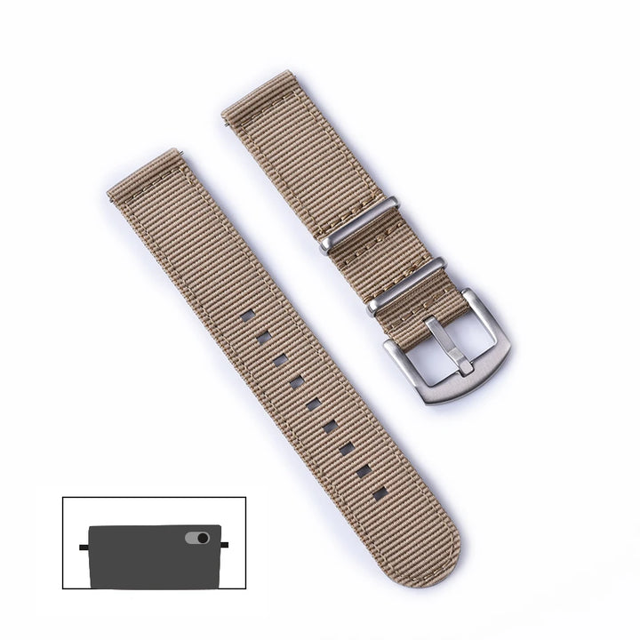 NATOBELT Nylon Sailcloth Strap 18mm 20mm 22mm Spring Military Quick Release Watchband For Watch Accessories Replacement Bracelet