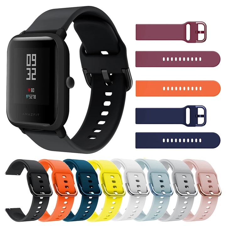 20mm Silicone Strap for Amazfit Bip & GTS Series