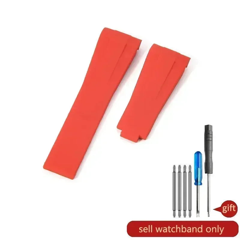 Silicone Watch Strap 20–21mm for Rolex Submariner & Daytona