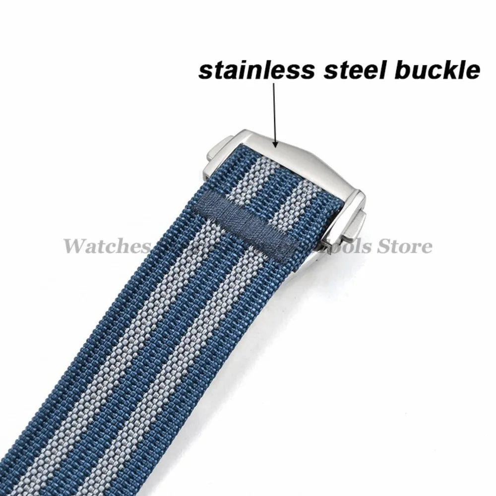 Canvas Nylon Watch Strap – 20-22mm Waterproof