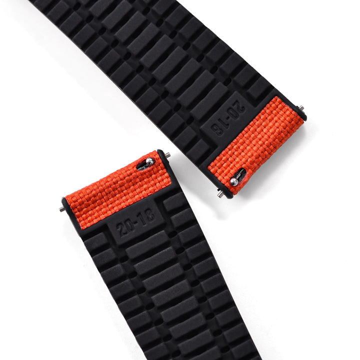 Quality Sailcloth Watch Strap18/19/ 20/21/22mm Silicone Rubber Watchband Nylon Qucik Release Fabric Bracelet Universal Wristbelt