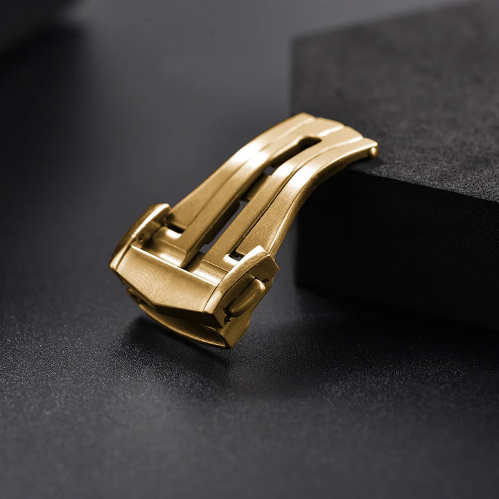 Stainless Steel Deployment Clasp – 18–22mm Folding Buckle for Omega Seamaster & Speedmaster