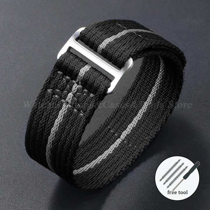 Nylon Canvas Watch Strap – 20/22mm, Tudor & Seiko, Military Style
