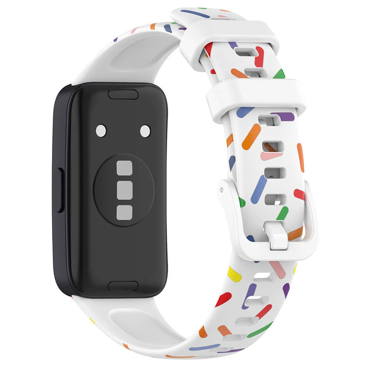Printed Silicone Strap for Huawei Band 8-10
