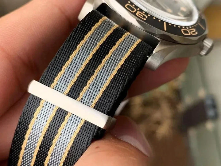 20mm High Density Nylon Watch Strap for Omega 007 Replacement Band for Rolex Premium Soft Straps Universal Sports Watch Band