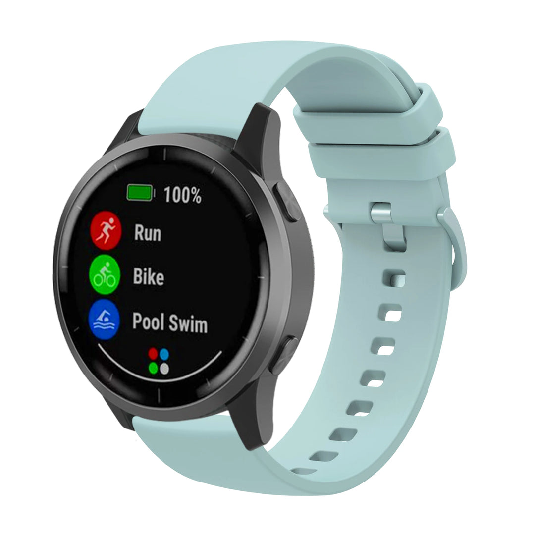 Silicone Watch Strap – 18/20/22mm for Garmin Vivoactive & Huawei GT Series