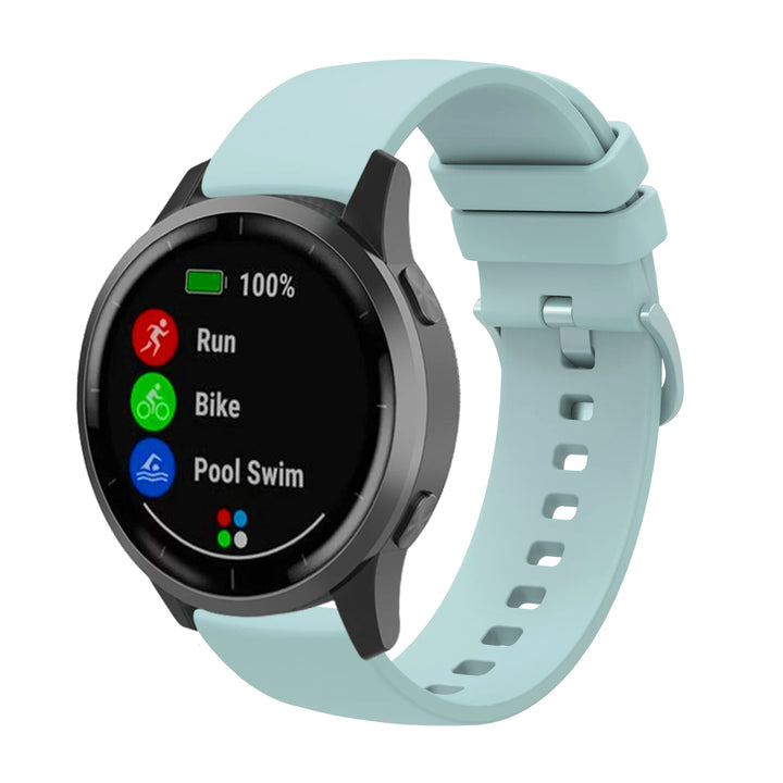 Silicone Watch Strap – 18/20/22mm for Garmin Vivoactive & Huawei GT Series