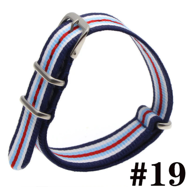 Waterproof Nylon Watch Strap (16-22mm)