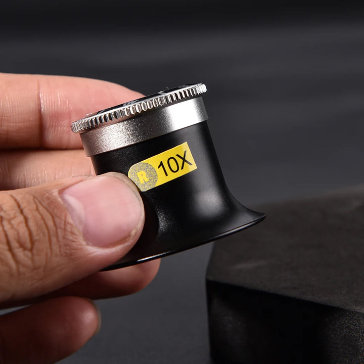 5X/10X/20X Watchmaker Magnifying Loupe – Portable Monocular Lens