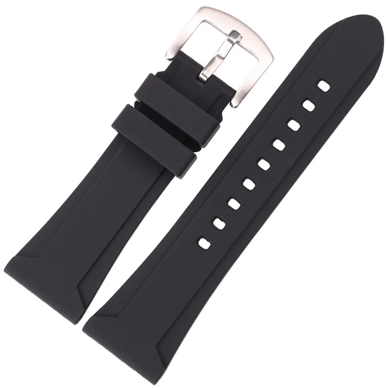 Silicone Watchband Bracelet For Galaxy Watch 4 Strap 22mm 24mm 26mm Women Men Soft Rubber Smart Watch Band Accessories