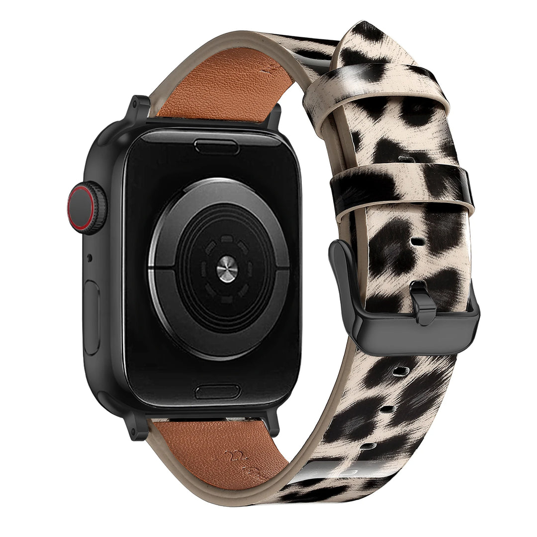Leopard Print Apple Watch Band (38–49mm)