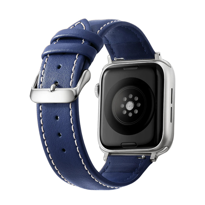 Genuine Leather Apple Watch Band 40–49mm for iWatch Series 3–8 & Ultra