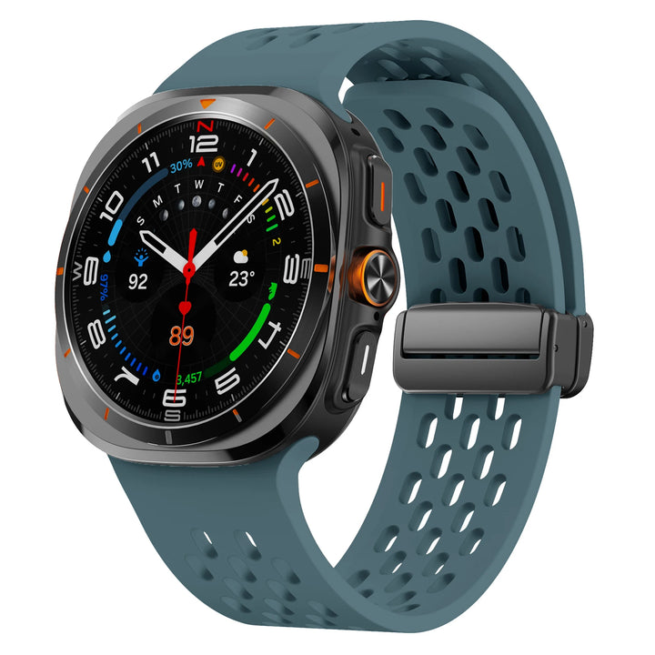 Breathable Silicone Magnetic Strap for Samsung Galaxy Watch Ultra 47mm