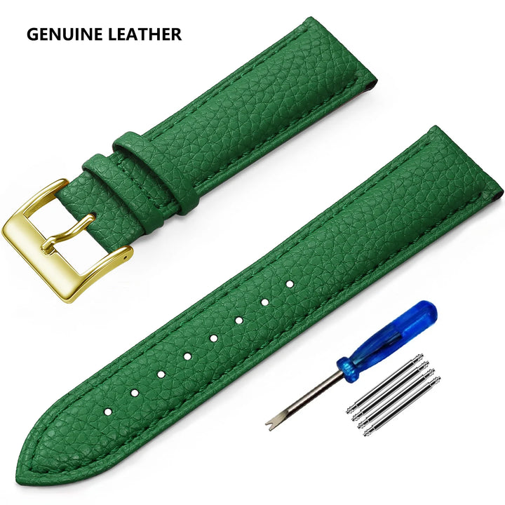 SAMCO Leather Watch Band 12–24mm (With Tool)
