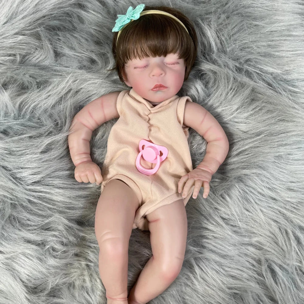 20″ Jude Painted Vinyl Reborn Doll Kit – 3D Skin & Hair Transplant