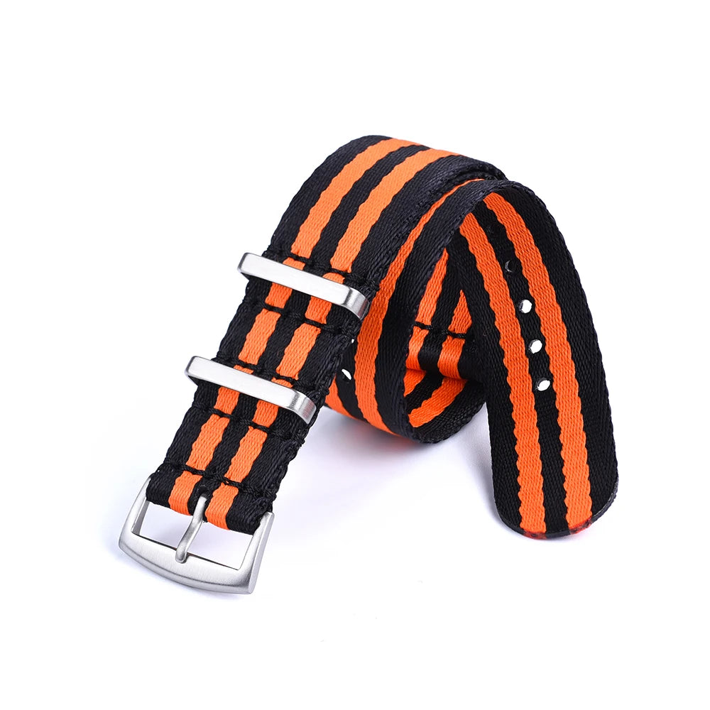 NATOBELT Quality Seatbelt Nylon Watch Strap 20mm 22mm Universal Type Sports Troops Parachute Pilot Military Nylon Watch Bands