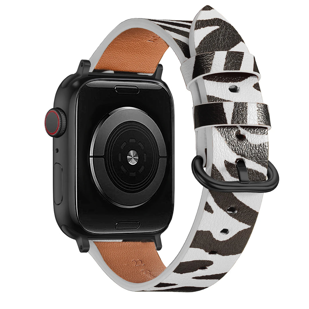 Leopard Print Apple Watch Band (38–49mm)