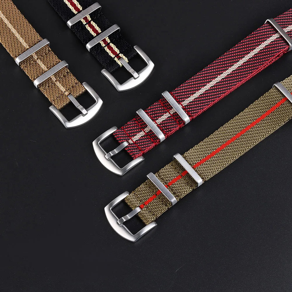 Nylon Military Watch Band 18–22mm
