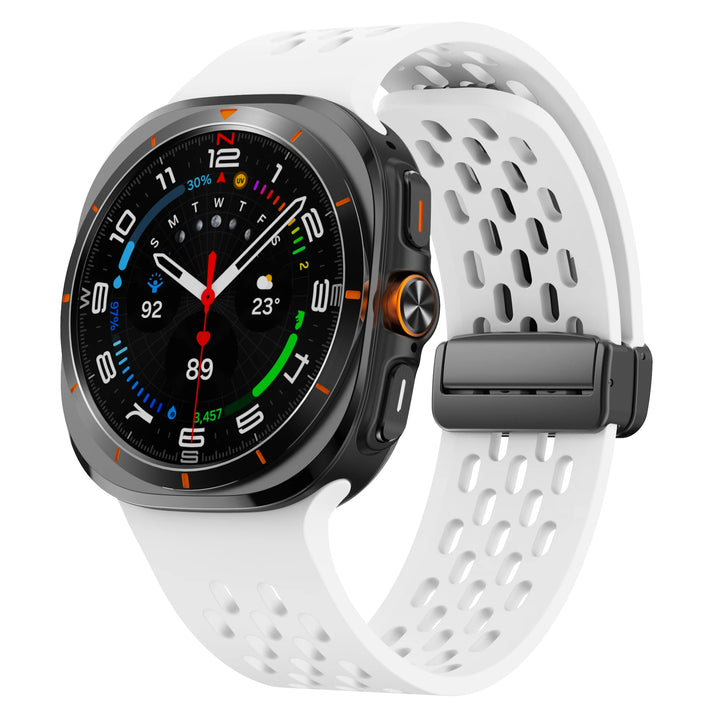 Breathable Silicone Magnetic Strap for Samsung Galaxy Watch Ultra 47mm