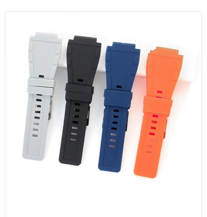 Bell & Ross BR01/BR03 Silicone Watch Strap – 24mm, Waterproof & Breathable