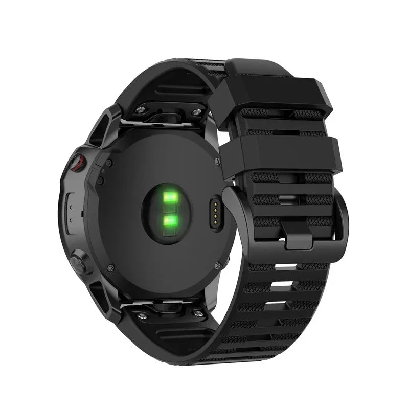 QuickFit Silicone Strap for Garmin Fenix & Epix (20-26mm)