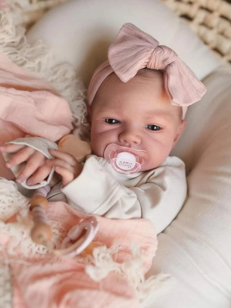 19″ August Awake Realistic Reborn Baby Doll – Lifelike Soft Touch