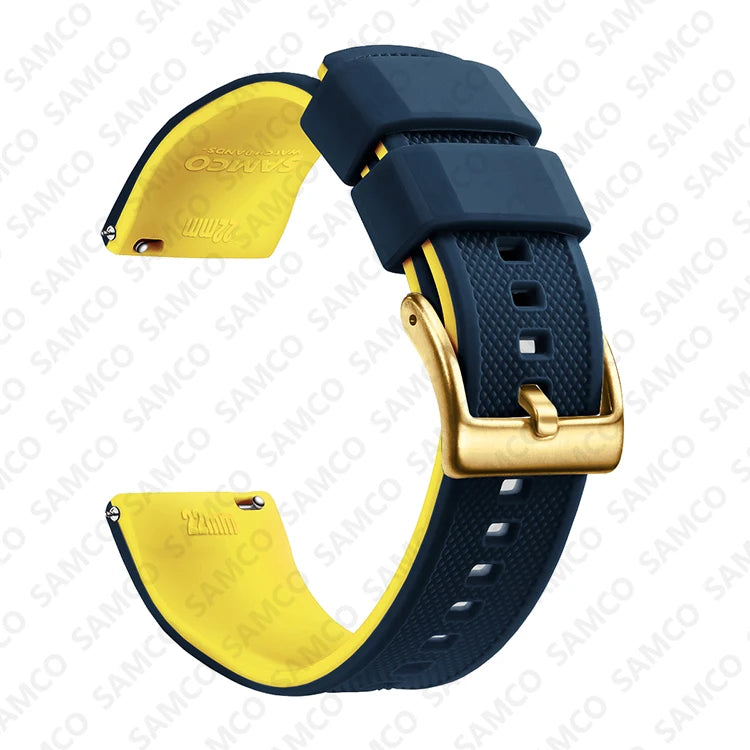 Premium Silicone Quick-Release Watch Band 18/20/22mm