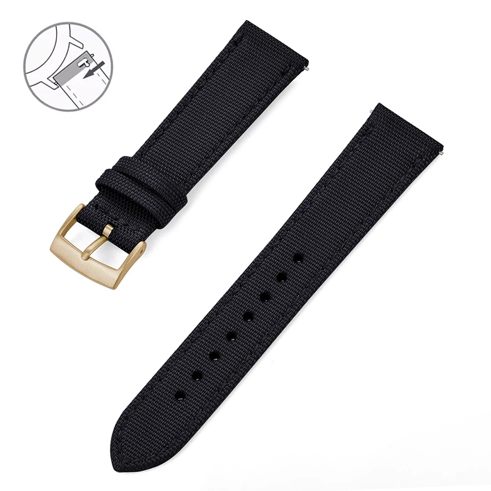 Sailcloth Nylon Watch Strap