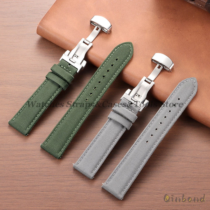 Quick Release Sailcloth Strap (20–22mm) – Military Sport