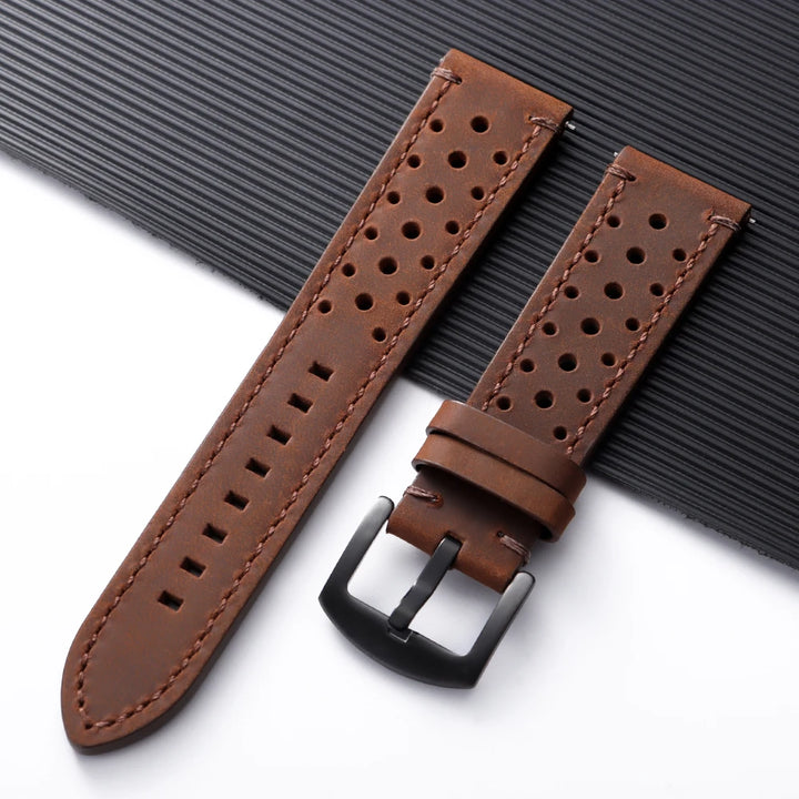 Soft Cowhide Leather Watch Band 18–24mm for Huawei Watch GT4/GT5