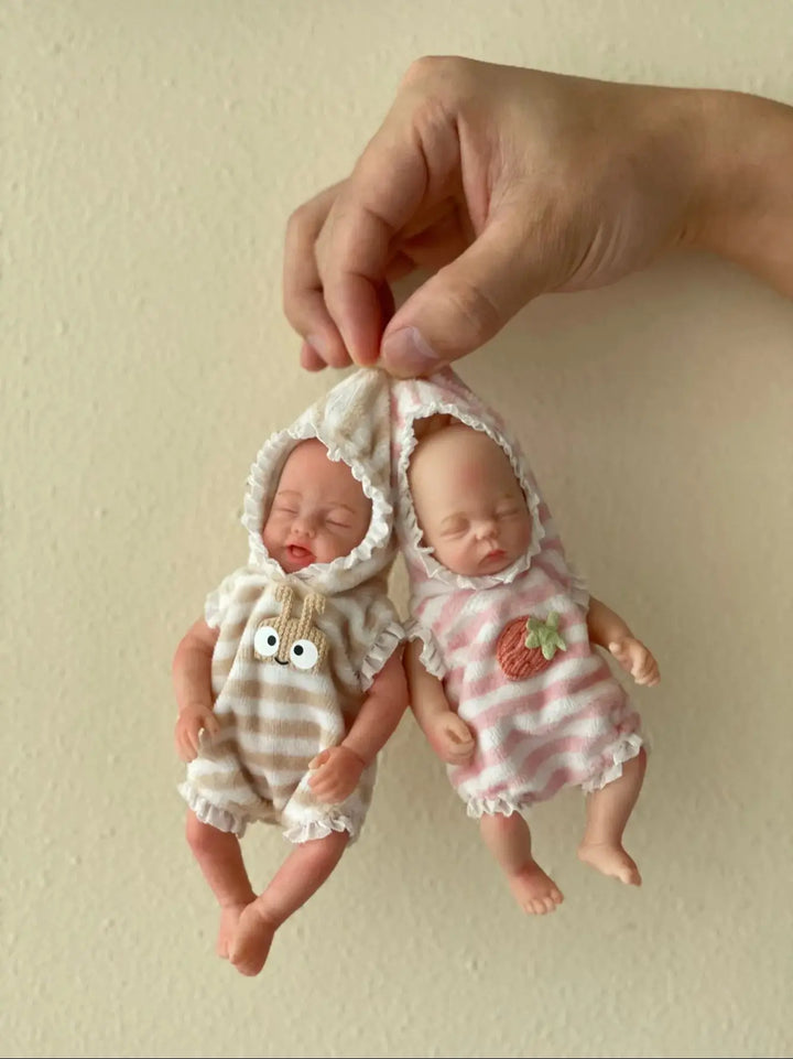 6″ Mini Silicone Reborn Baby Doll – Lifelike Newborn Girl