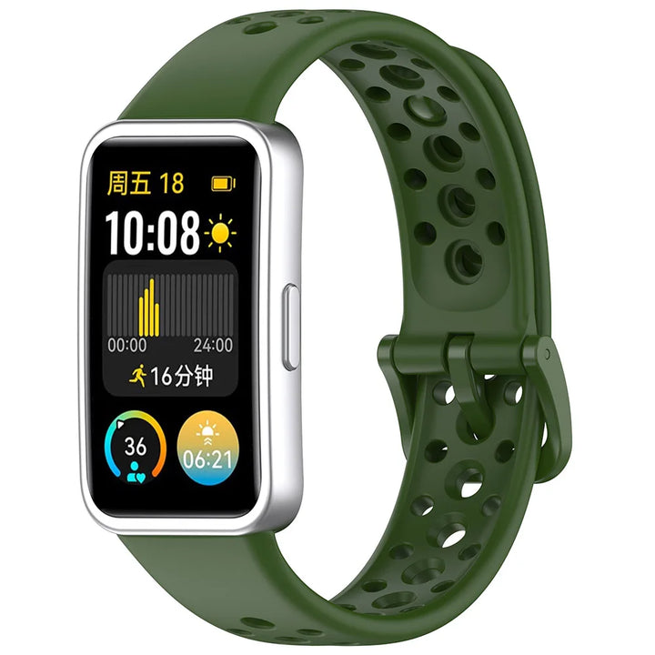Sport Silicone Strap for Huawei Band 8-10 NFC