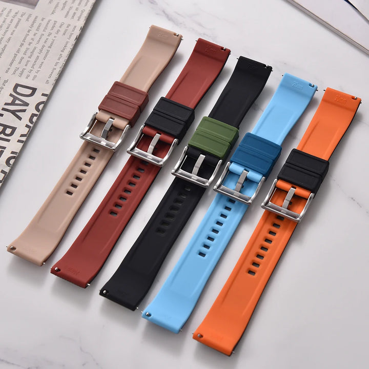 JUELONG Premium Silicone Watch Band Quick Release Rubber Watch Strap 20mm Watch Strap Watch Replacement Watchband