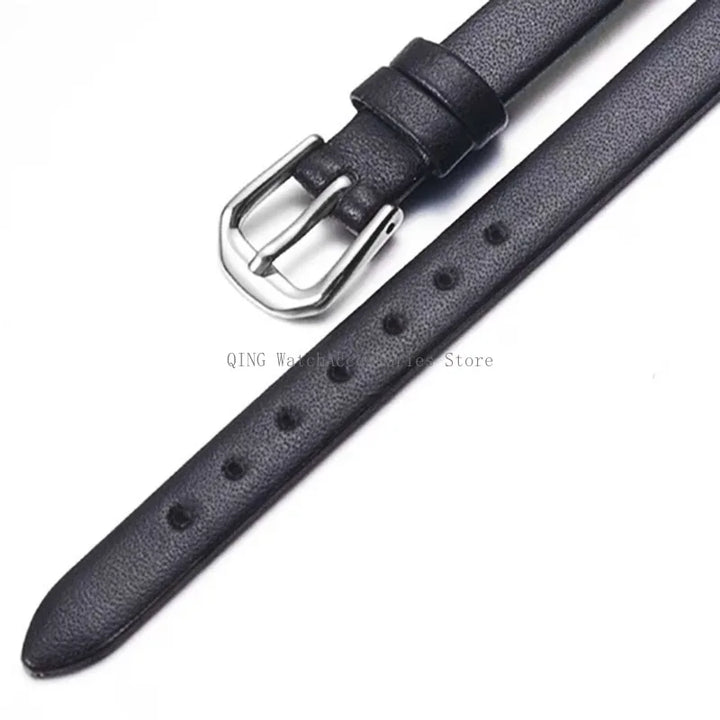 Universal Slim Soft Leather Watch Strap – 6–16mm, Cowhide
