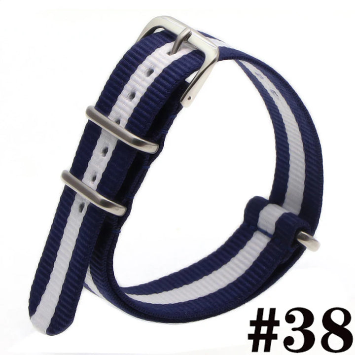 Waterproof Nylon Watch Strap (16-22mm)