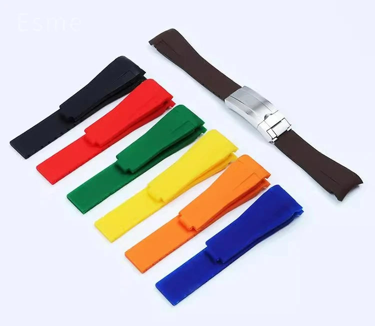 Silicone Watch Strap 20–21mm for Rolex Submariner & Daytona