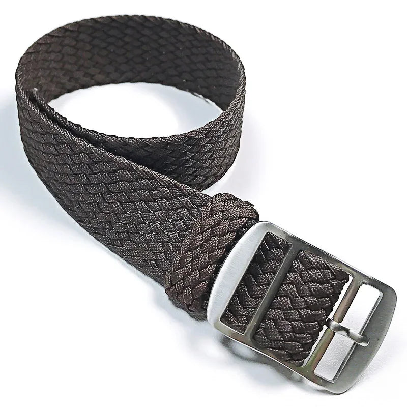 Perlon Woven Nylon Watch Strap (14–22mm)