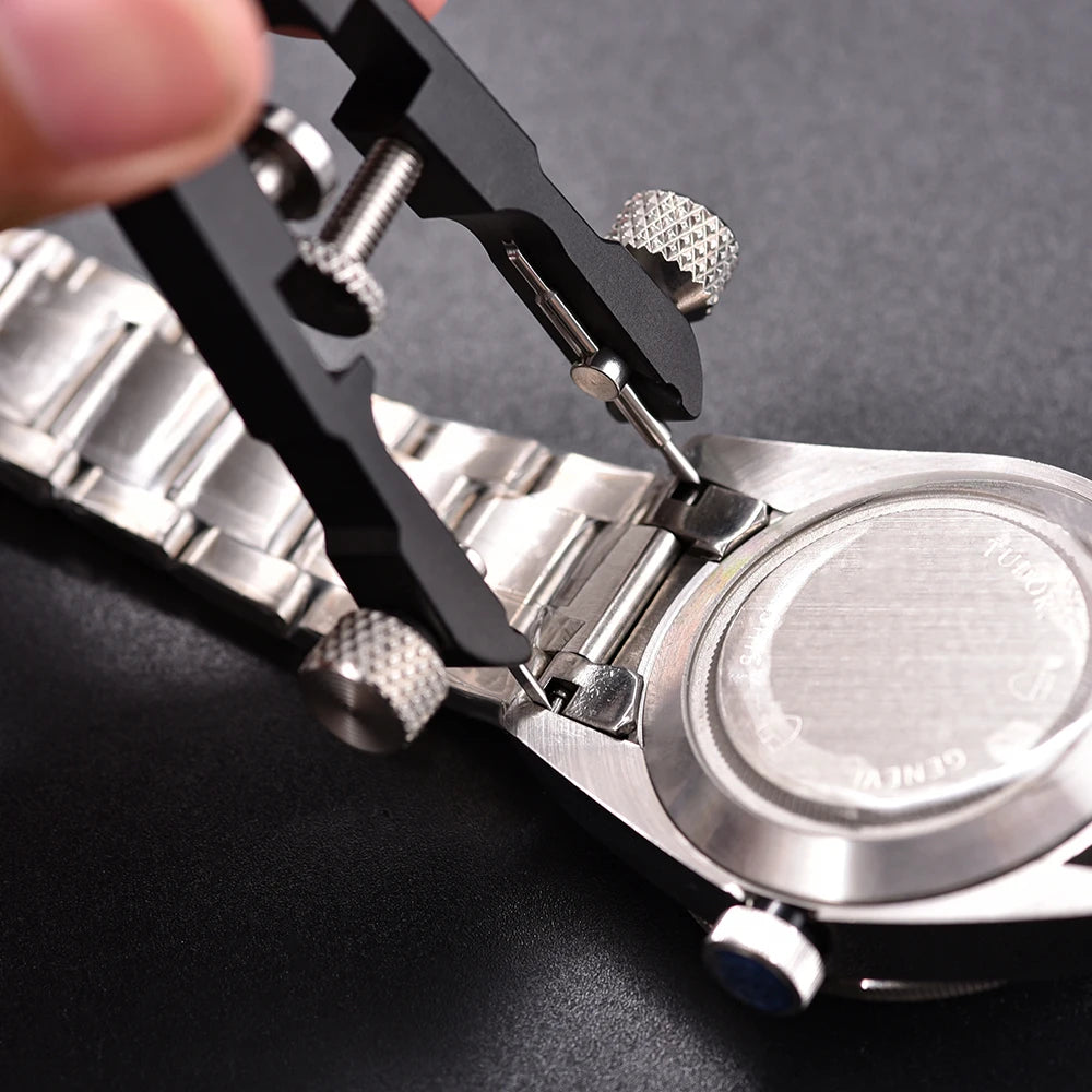 Stainless Steel Watch Spring Bar Pliers & Tweezer Tool Kit