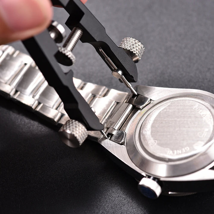 Stainless Steel Watch Spring Bar Pliers & Tweezer Tool Kit