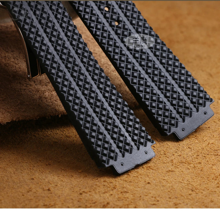 Silicone Rubber Watch Strap for Hublot (26×19mm, 24×17mm)