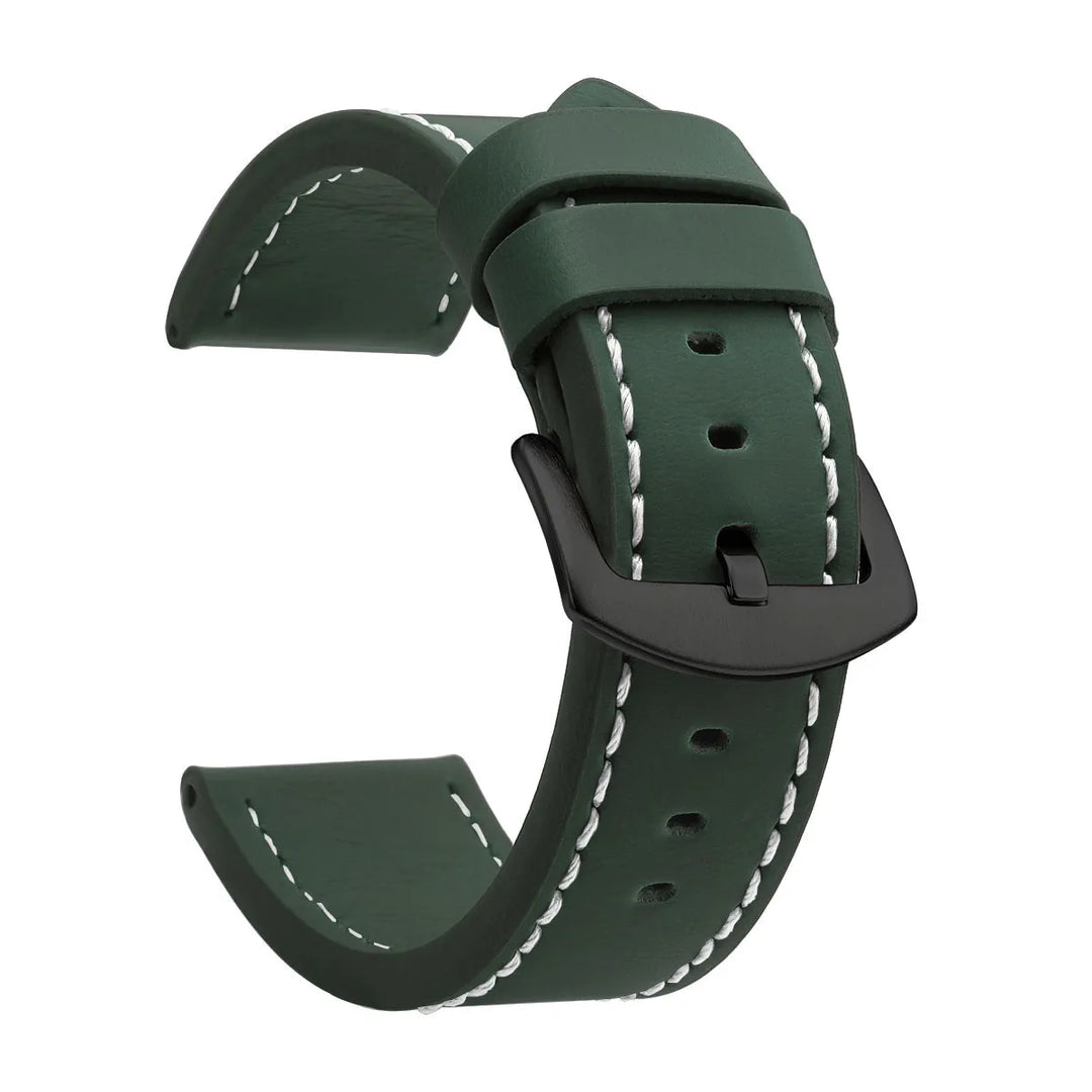 SAMCO Vintage Leather Watch Band 18–24mm