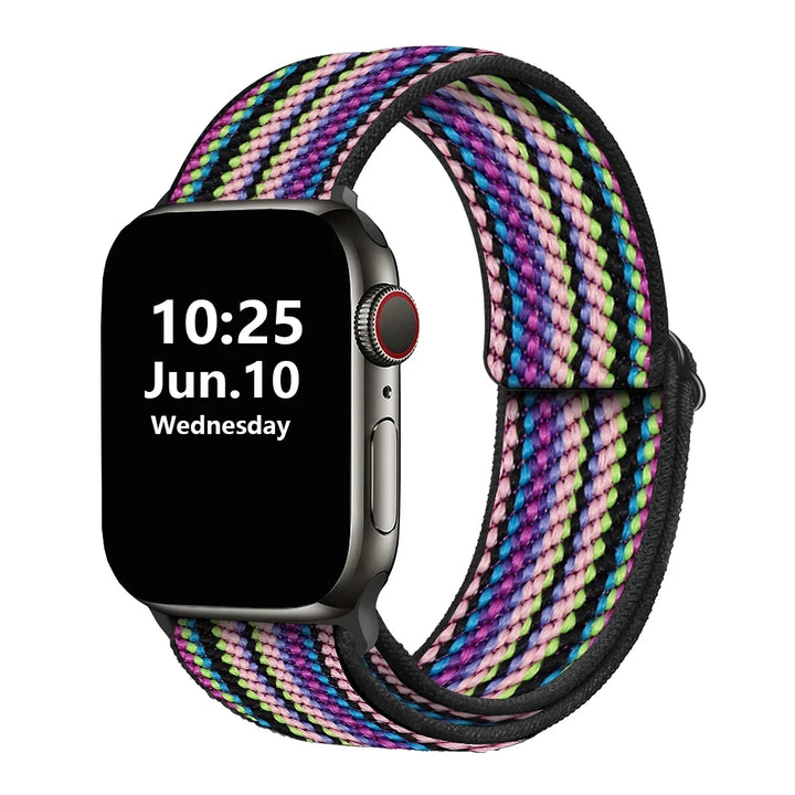 Stretchy Double-Layer Loop Apple Watch Band 38–45mm for Series 1–8