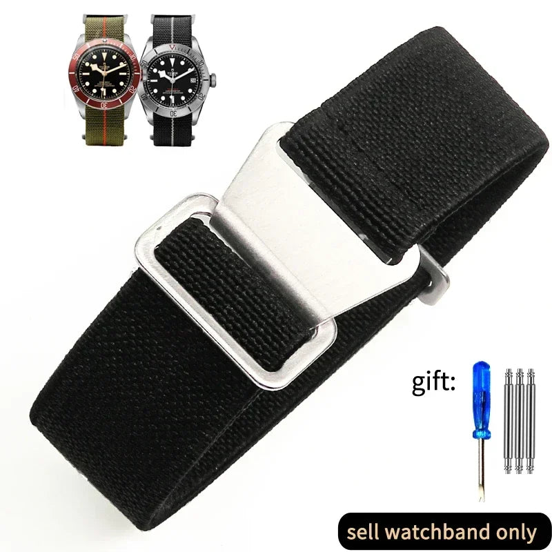 French Army Nylon Watch Band 18–22mm