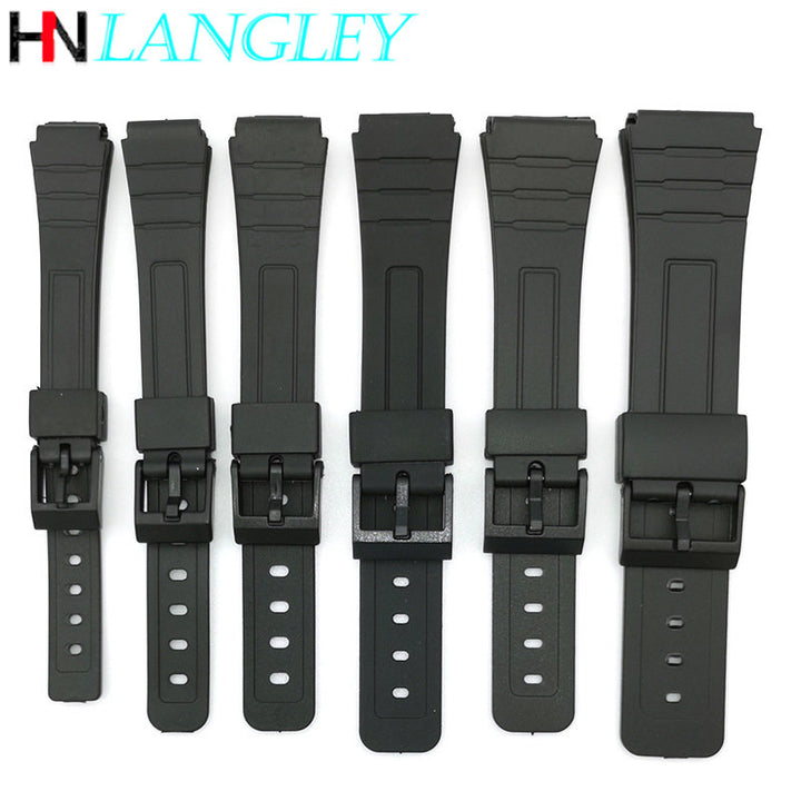 Silicone Sport Watch Strap for Casio – 12–22mm, Unisex Rubber Band