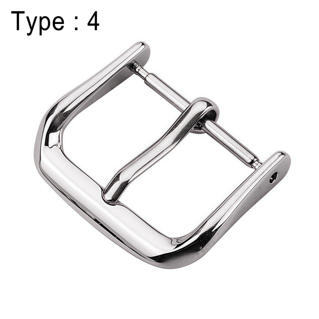 Stainless Steel Watch Buckle 16-24mm Silver Replacement Clasp
