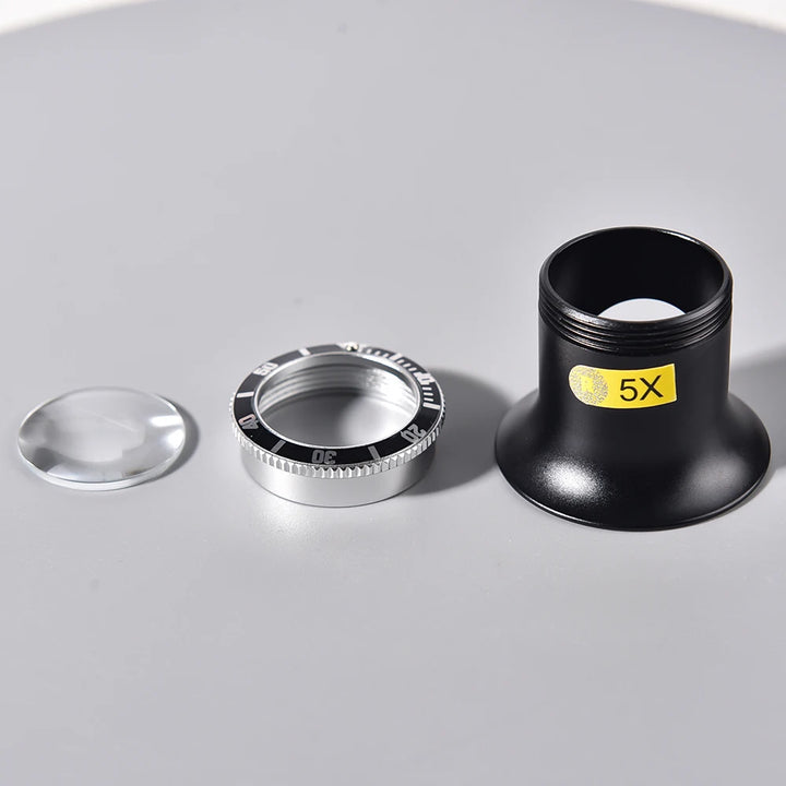 5X/10X/20X Watchmaker Magnifying Loupe – Portable Monocular Lens